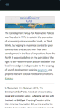 Mobile Screenshot of developmentgap.org